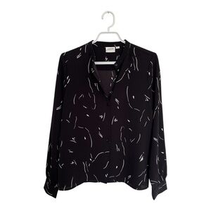 Aware by vero mode Black and White Women's Blouse size small